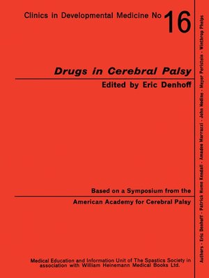 cover image of Drugs in Cerebral Palsy